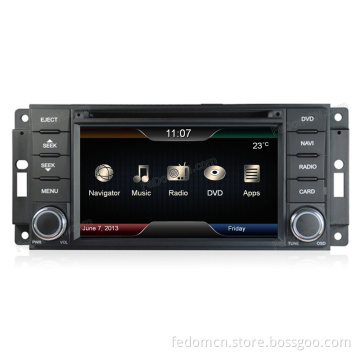 6.2 Inch TFT LCD Touch Screen Car DVD GPS Navigation System for Jeep Wrangler/Compass with Bluetooth+Radio+iPod+Video